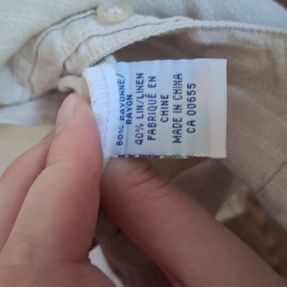 Reitmans Neutral Linen blouse - Picture 5 of 5